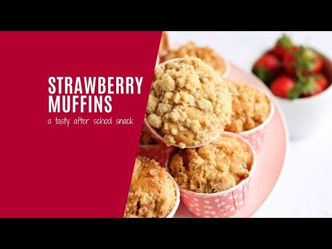 Bakery Style Strawberry Muffins