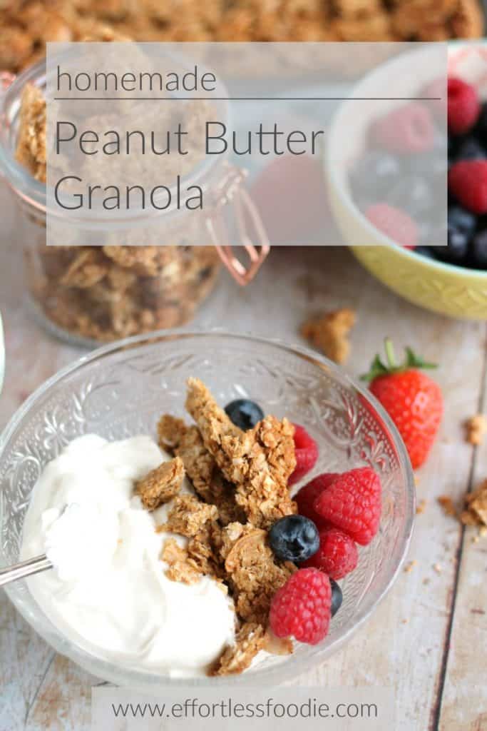 Peanut Butter Granola