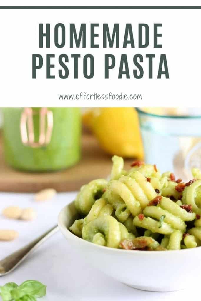 Easy pesto pasta