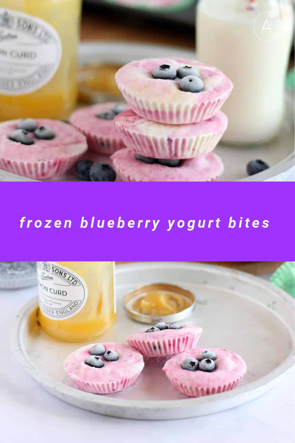 Frozen Blueberry Yogurt Bites Effortless Foodie
