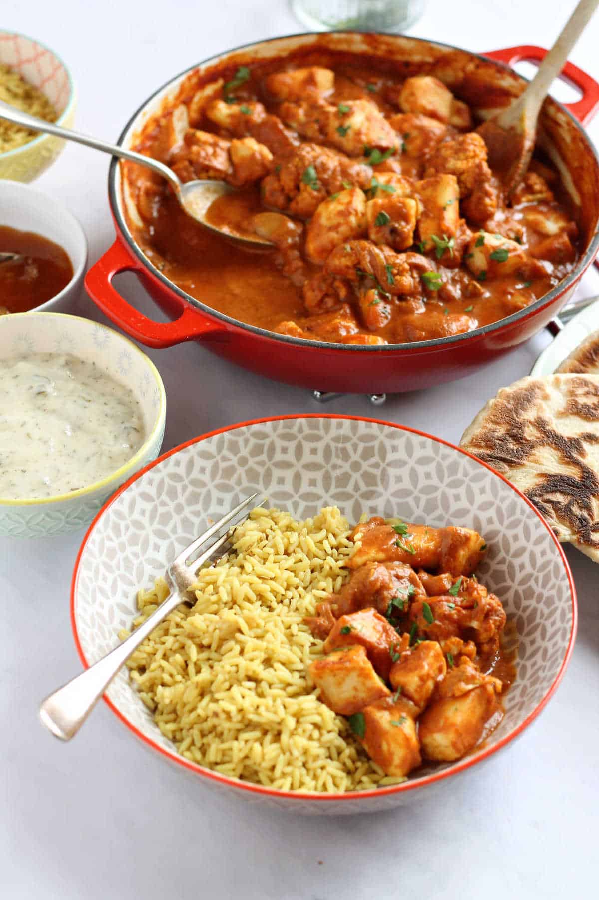 A curry night feast