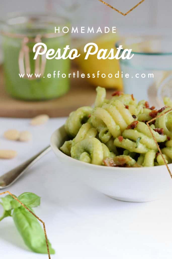 Easy Pesto Pasta - Effortless Foodie