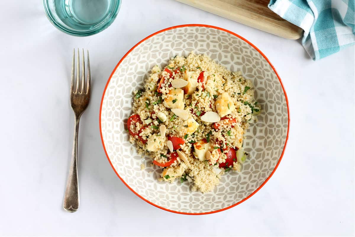 Halloumi Couscous Salad