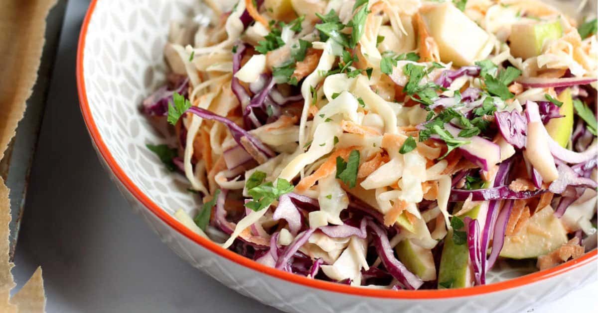 Easy Apple Coleslaw Recipe Effortless Foodie