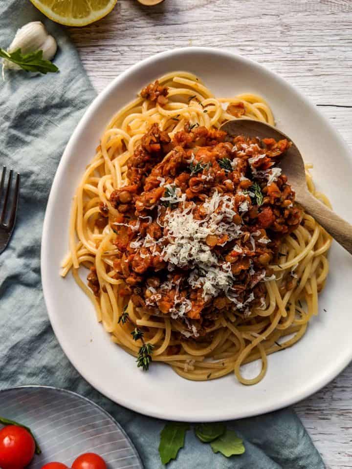 lentil Bolognese