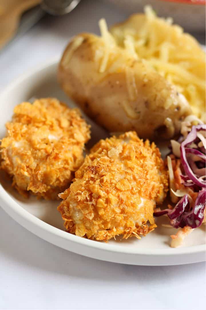 Crispy Baked Cornflake Chicken Nuggets Recipe - Effortless Foodie