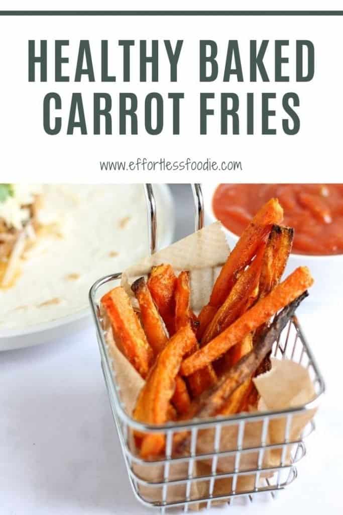 baked carrot fires pin image for pinterest