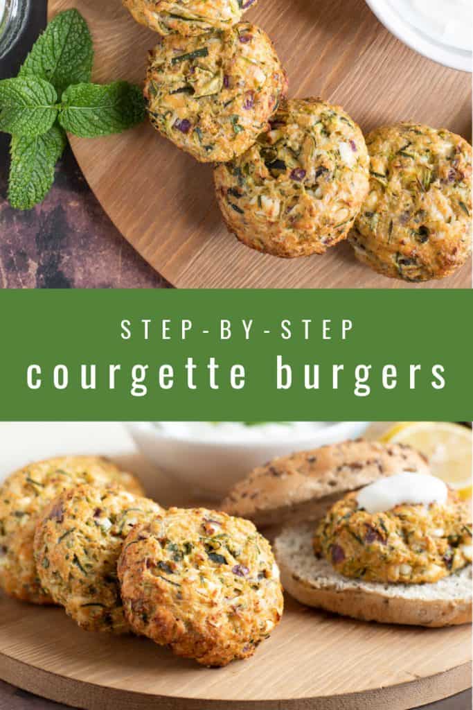 Courgette Burgers with Feta - Effortless Foodie