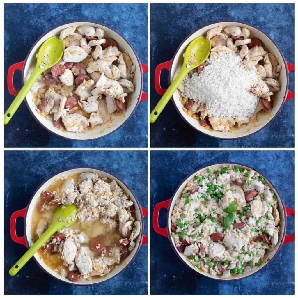 Easy Chicken and Chorizo Risotto (OvenBaked) Effortless Foodie