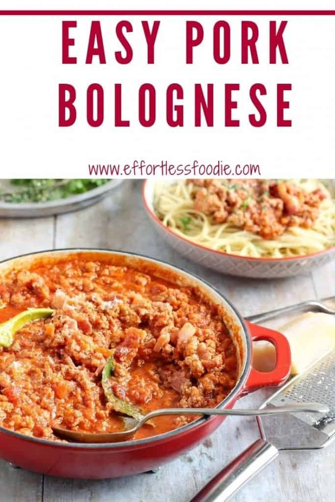 pork bolognese pinterest image