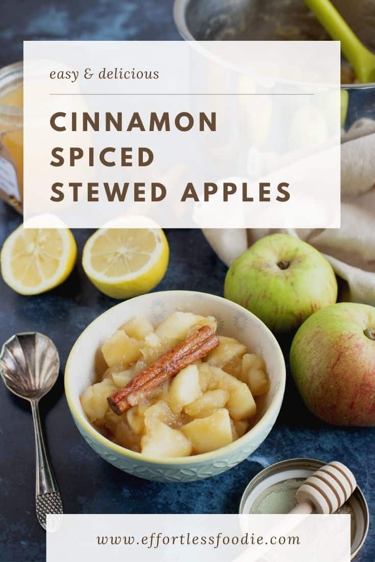 Easy Stewed Apples With Cinnamon Recipe - Effortless Foodie