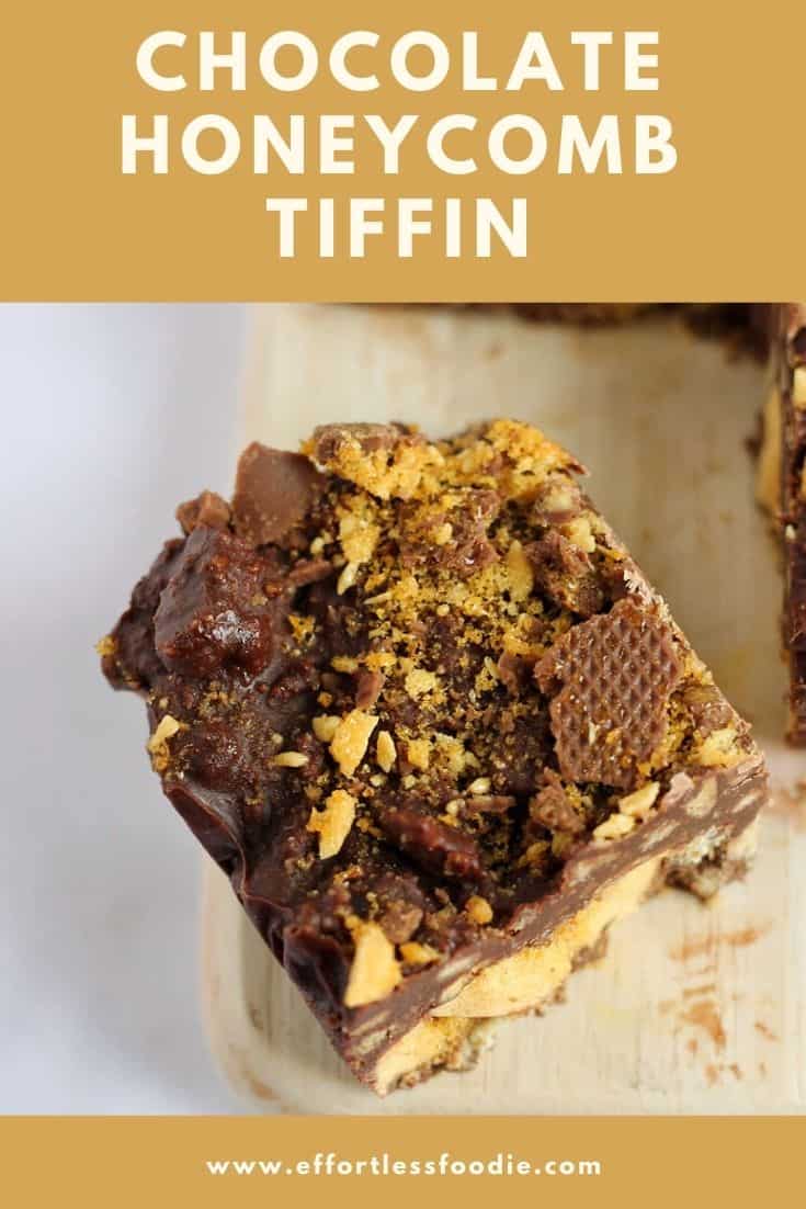 Easy Chocolate Crunchie Tiffin Recipe Effortless Foodie