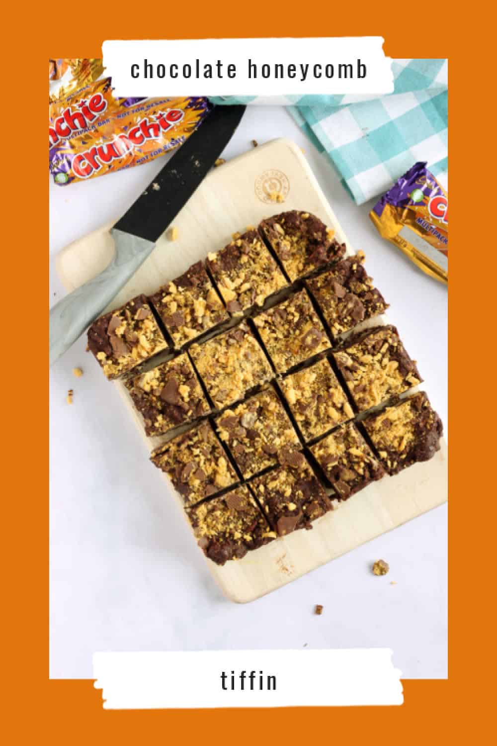 Easy Chocolate Crunchie Tiffin Recipe Effortless Foodie