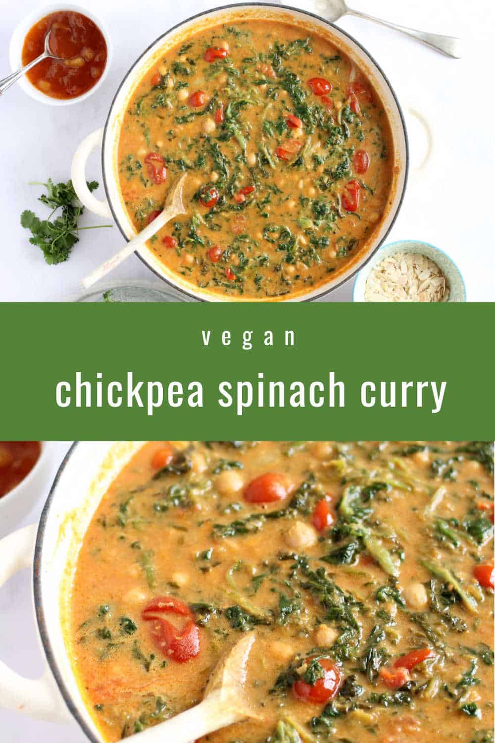 Creamy Chickpea & Spinach Curry Recipe - Effortless Foodie