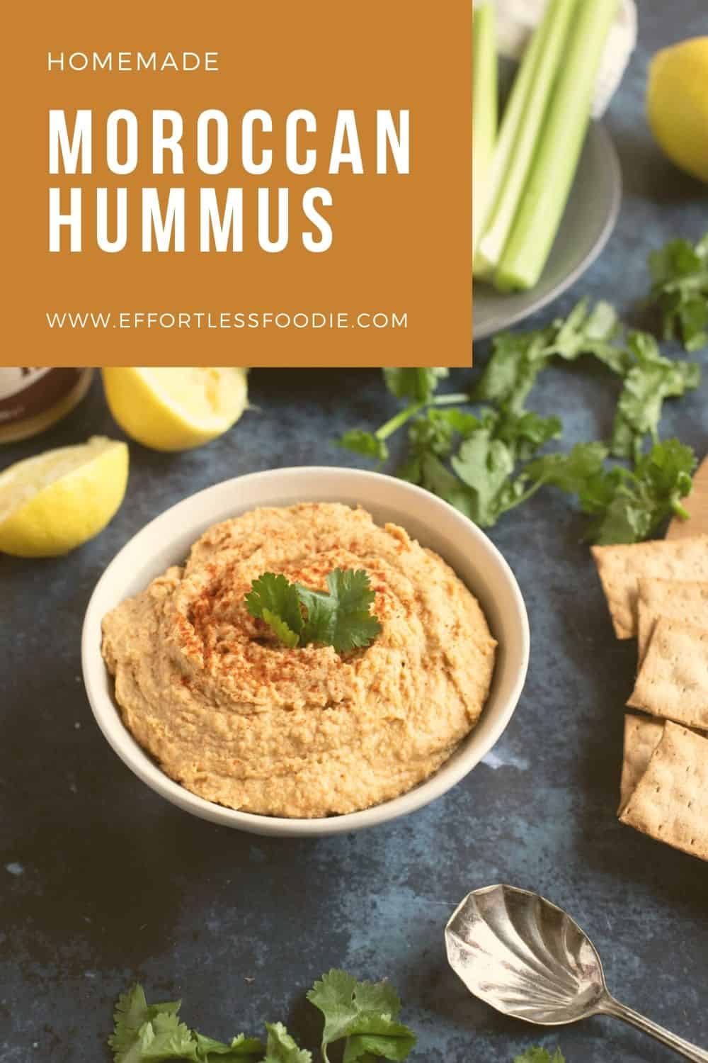 Easy Moroccan Hummus Recipe Effortless Foodie
