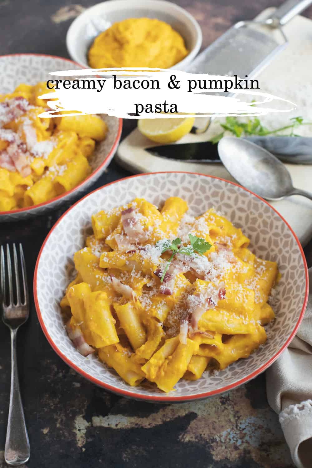 Creamy Pumpkin and Bacon Pasta Recipe Effortless Foodie