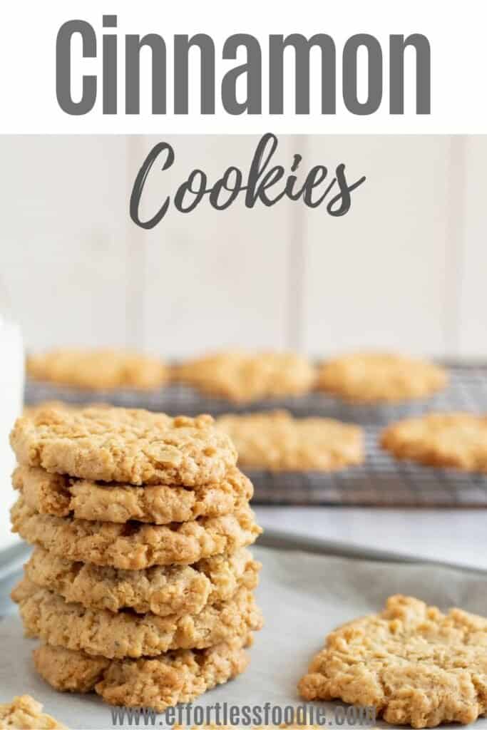 Cinnamon Oatmeal Cookies