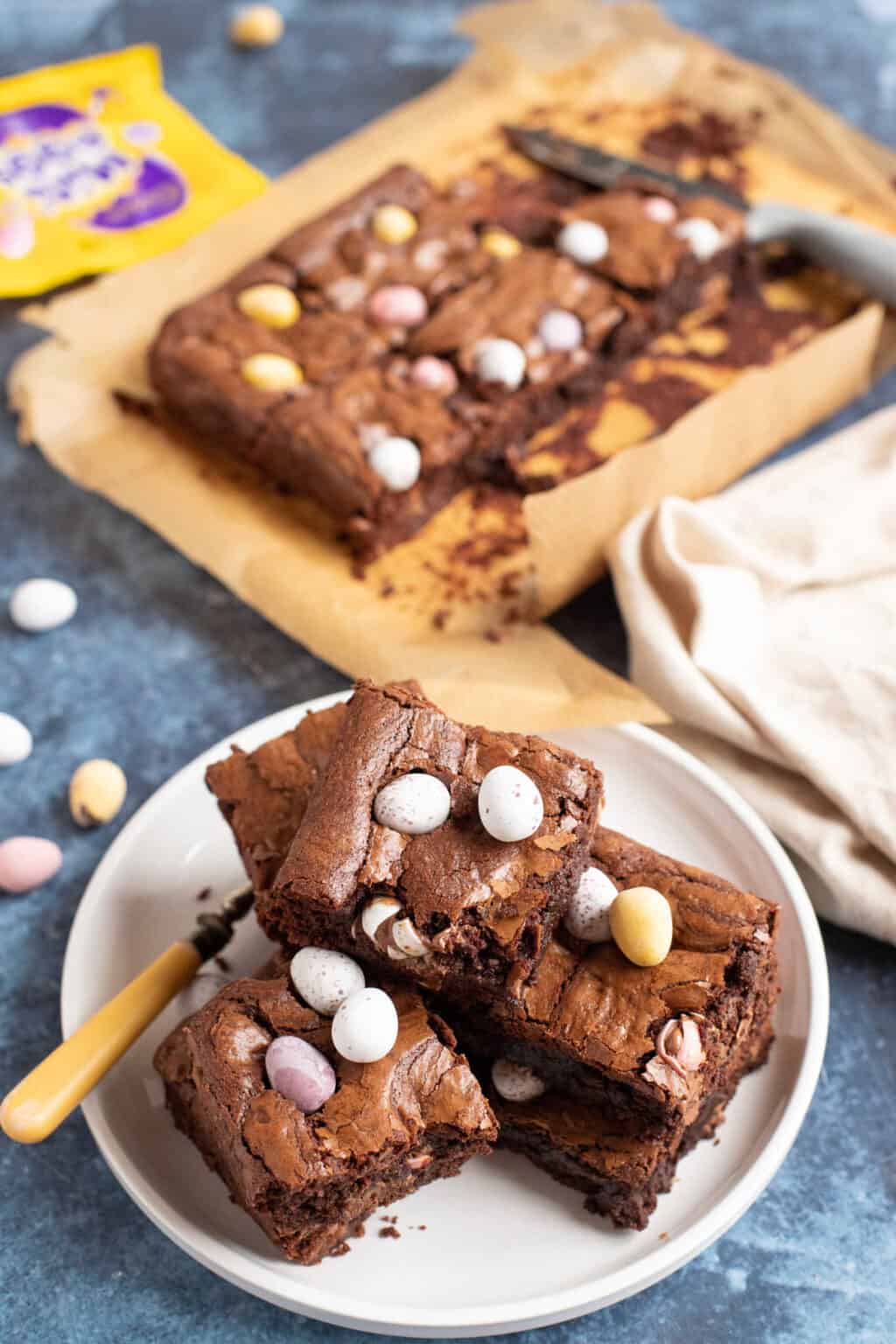 Cadbury Mini Egg Brownies Recipe Effortless Foodie