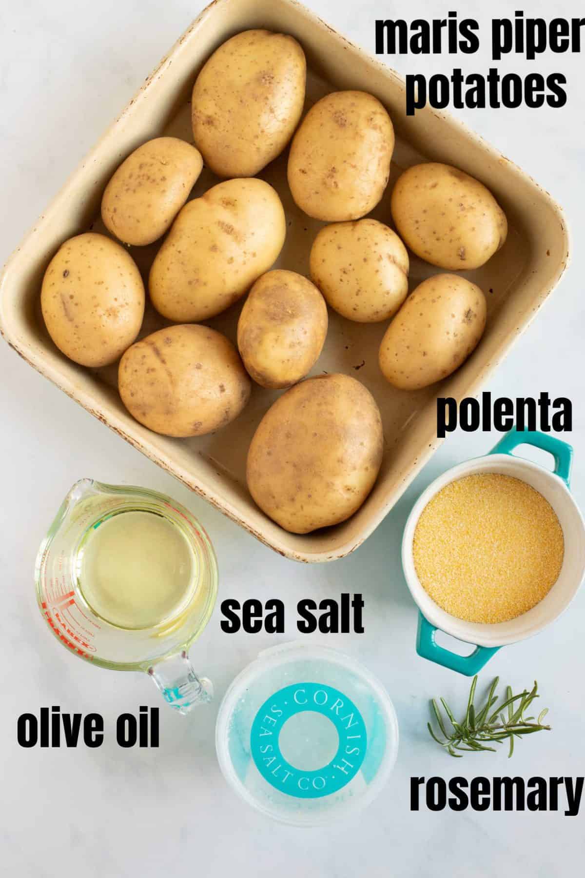 Crispy Polenta Roast Potatoes Recipe Effortless Foodie