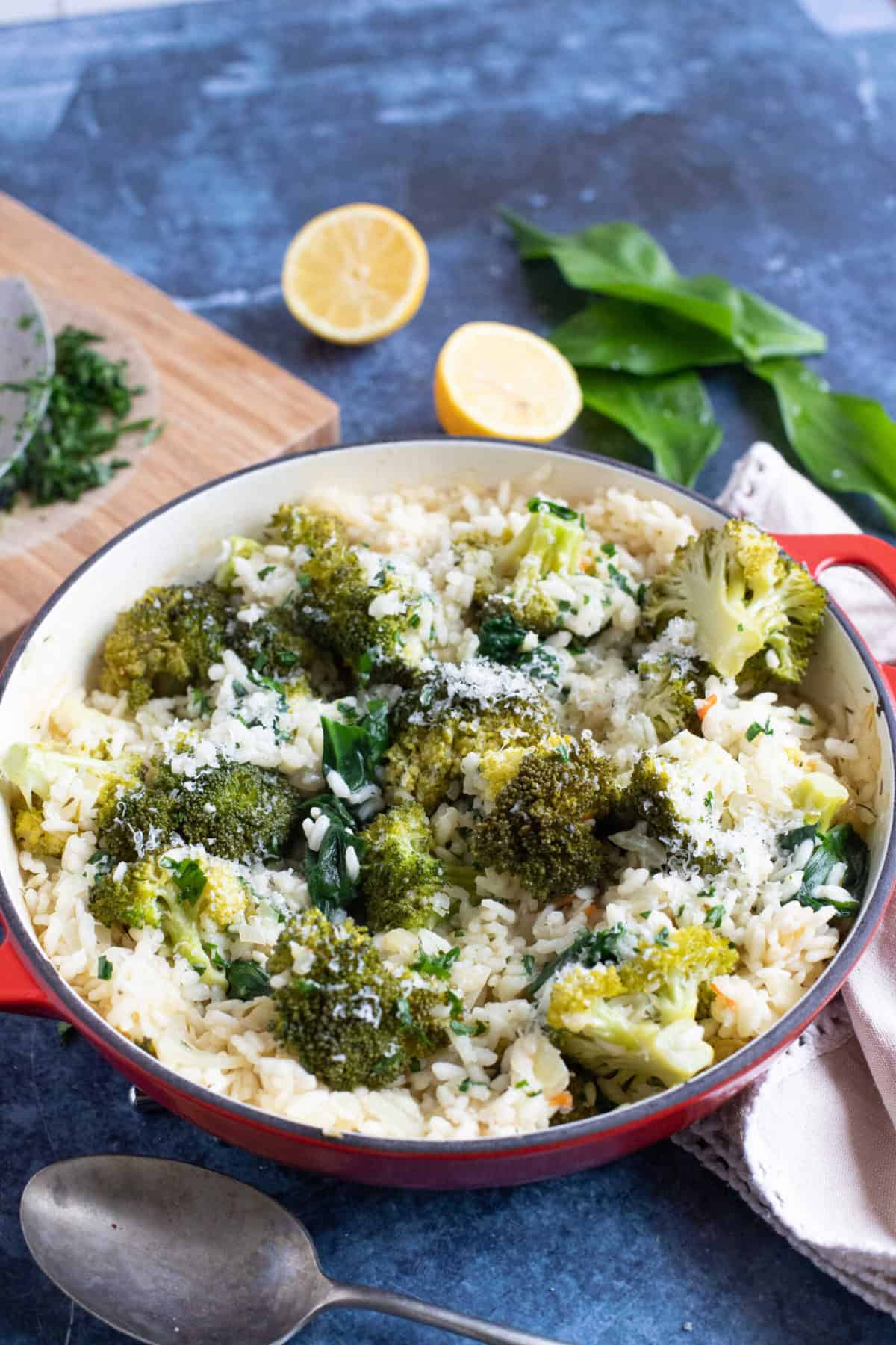 Broccoli & Wild Garlic Risotto (ovenbaked) Effortless Foodie