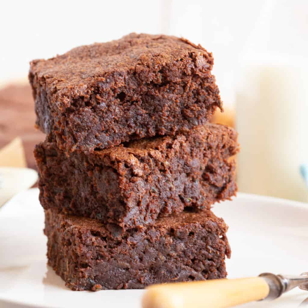 Fudgy Courgette Brownies Recipe Effortless Foodie