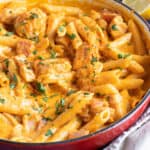 Paprika chicken pasta.