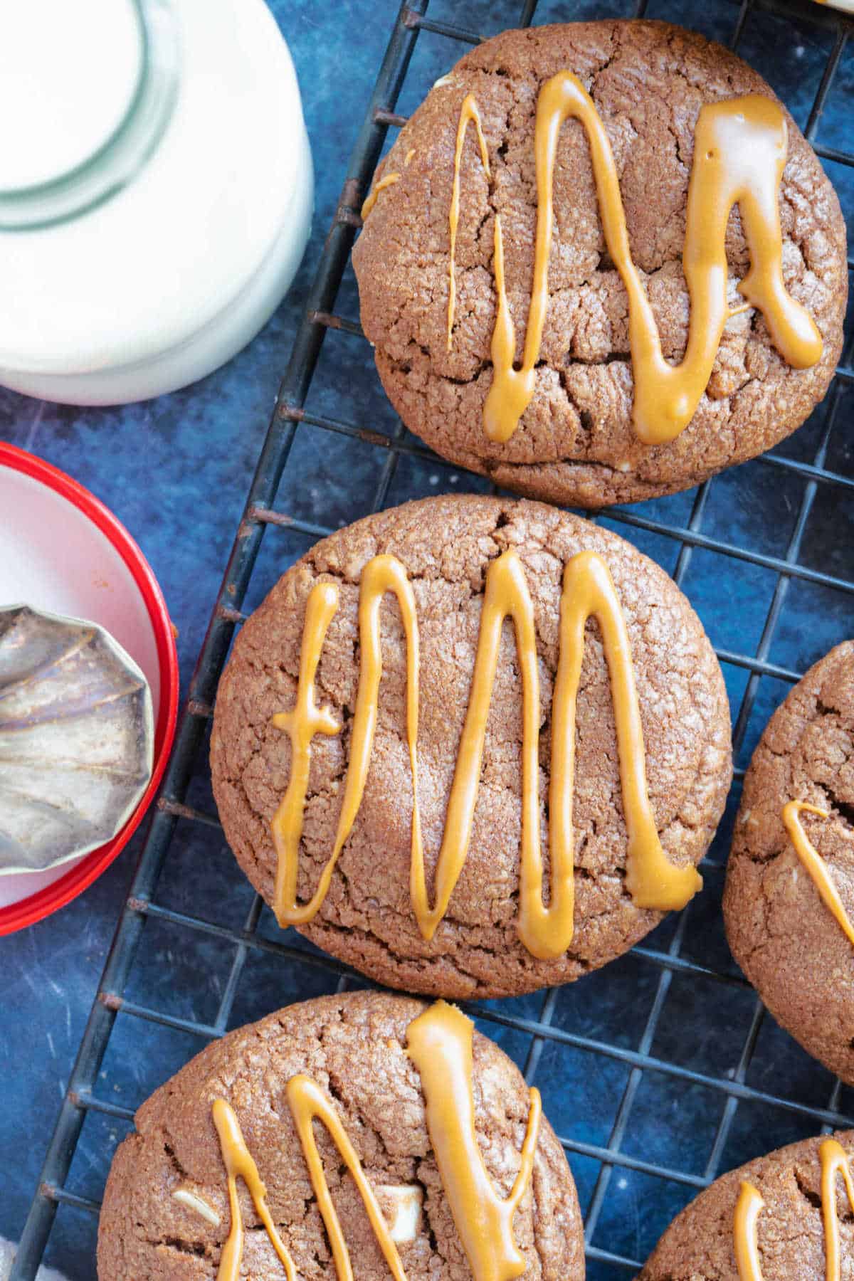 Chocolate Biscoff Cookies.