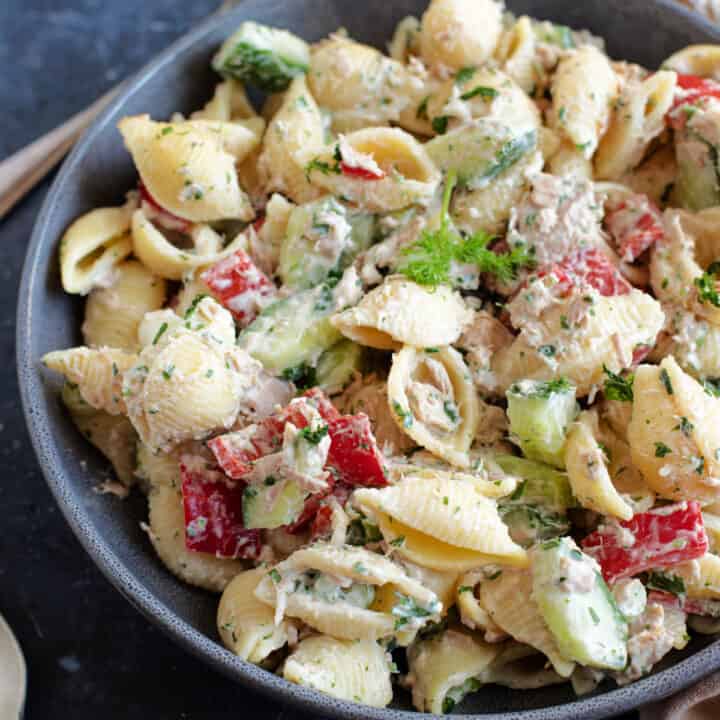 Best Creamy Tuna Pasta Salad with Mayo Recipe Effortless Foodie