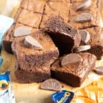 Chocolate orange brownies.