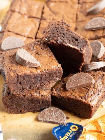 Chocolate orange brownies.