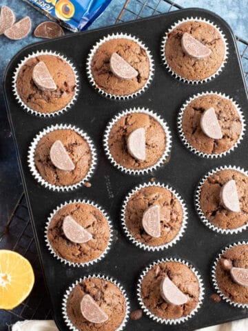 Terry's chocolate orange muffins.