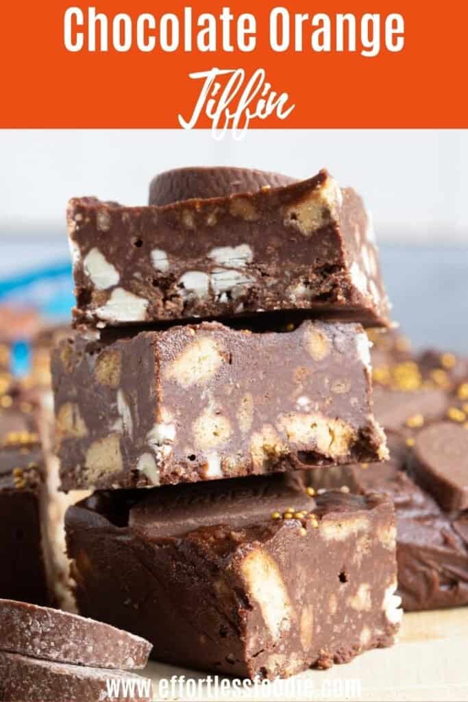 Chocolate orange tiffin pin image