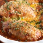 Slow cooker hunters chicken.