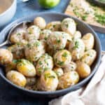 Baby potato salad.