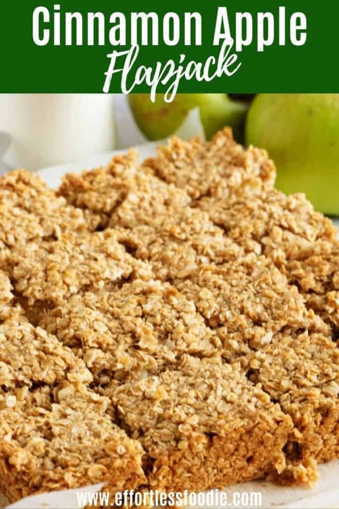 Apple flapjacks pin image.