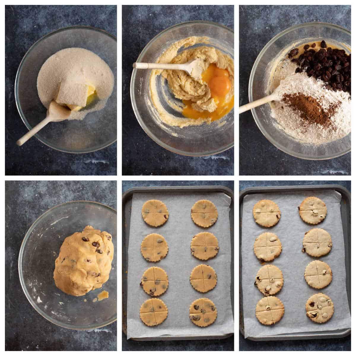 Step by step photo instructions for making traditional soul cakes.