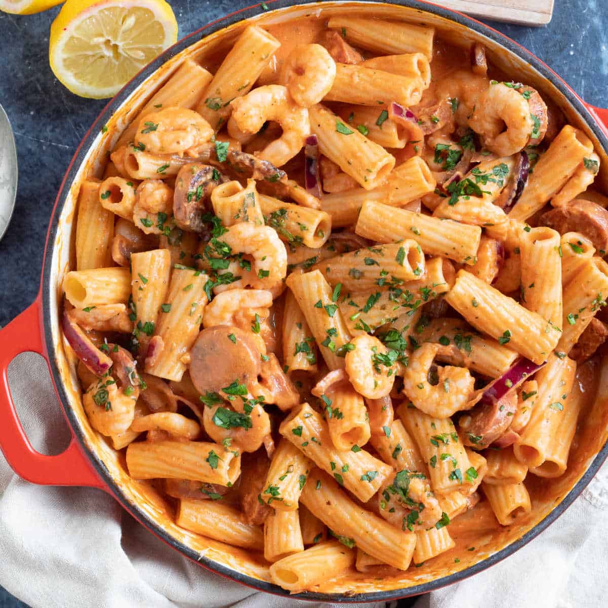 Easy Chorizo and Prawn Pasta Recipe - Effortless Foodie