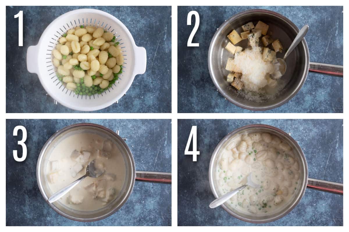 Creamy Gorgonzola Gnocchi (No Cream) - My Sequined Life