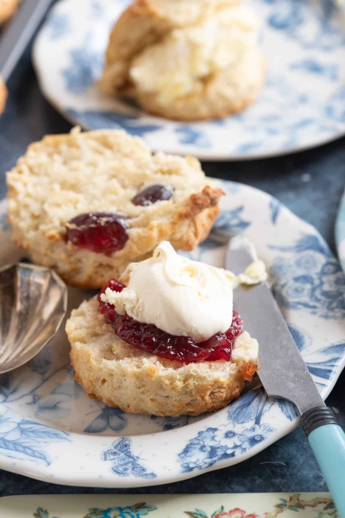 Scones made with buttermilk.