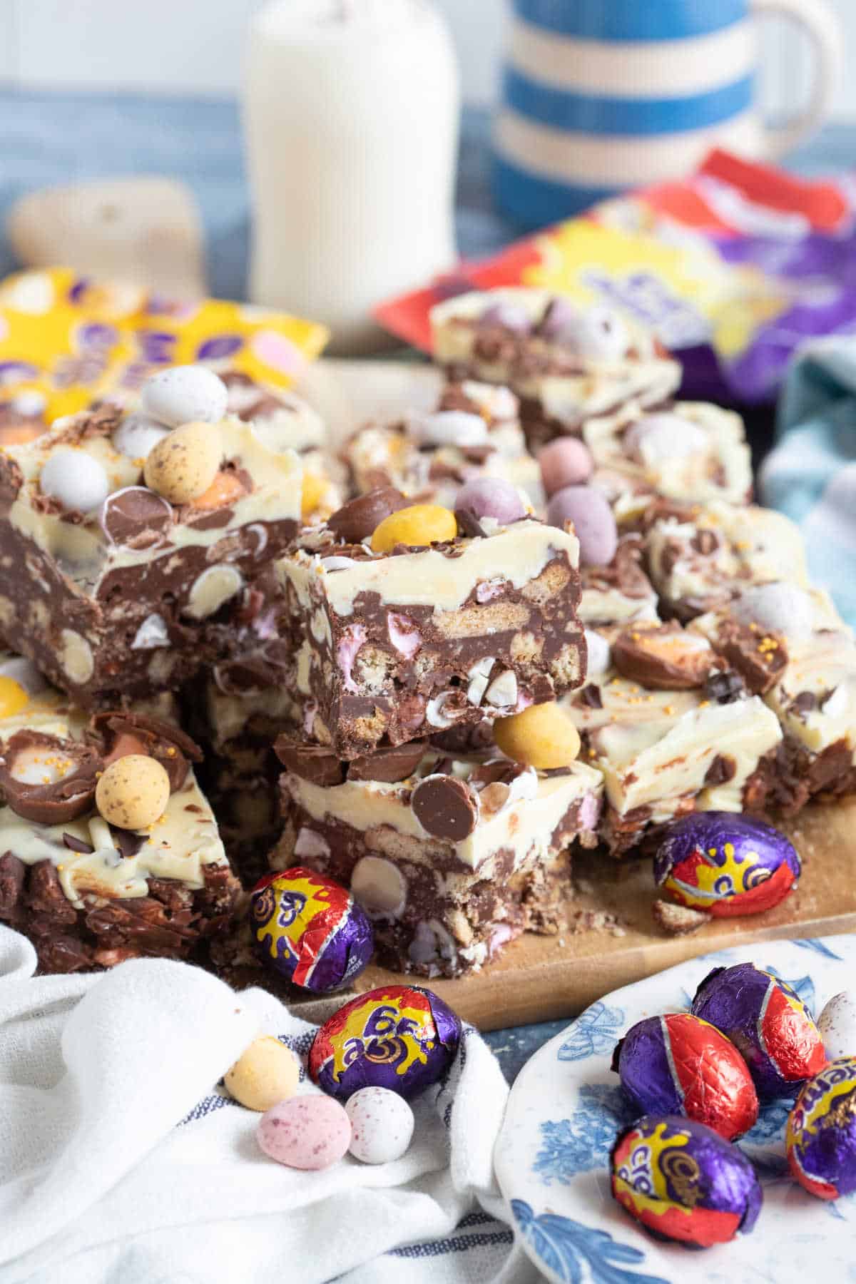 Easter rocky road bars.