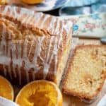 Marzipan loaf cake.