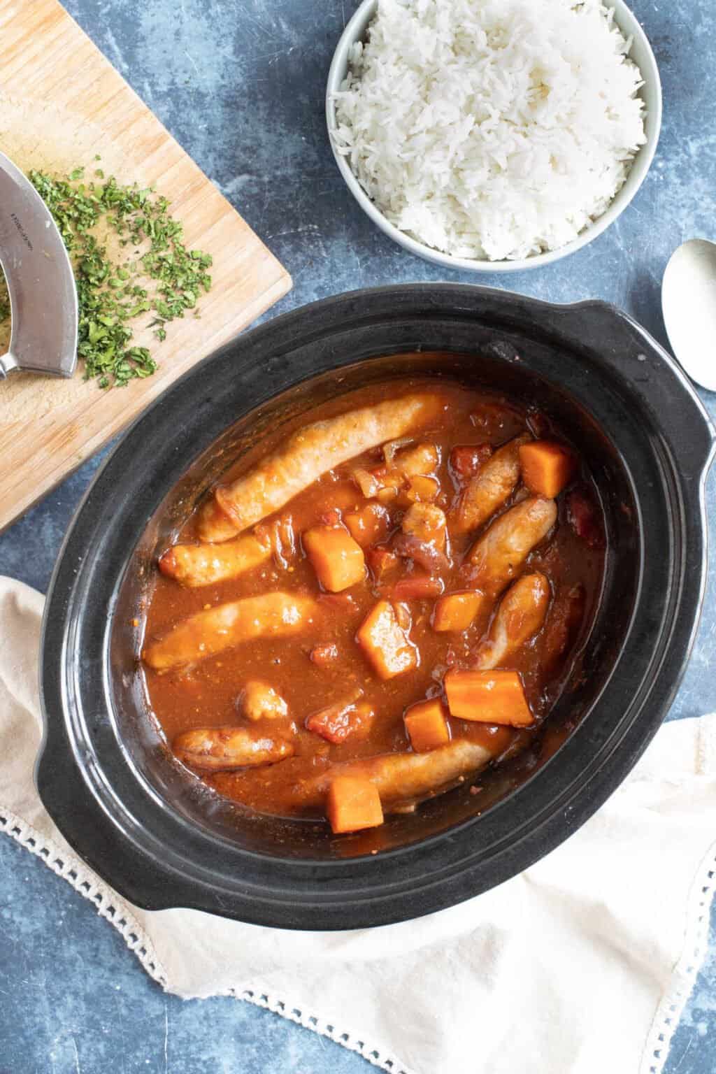 Easy Slow Cooker Sausage Casserole Recipe - Effortless Foodie