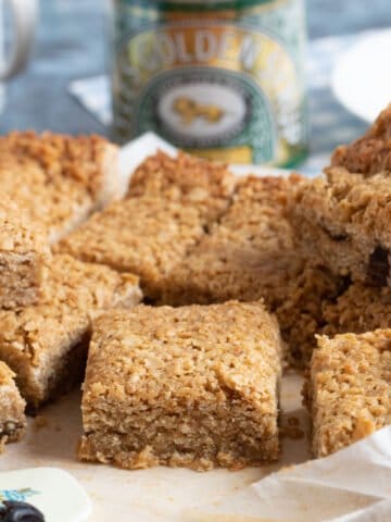 Flapjacks with dates.