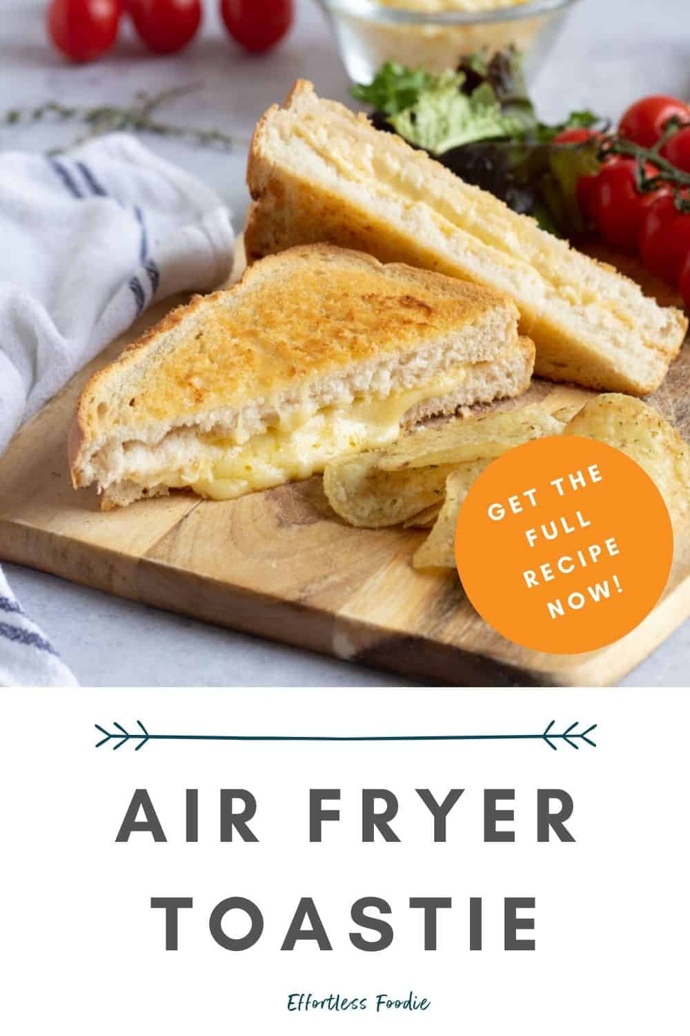 Best Ever Air Fryer Cheese Toastie Effortless Foodie