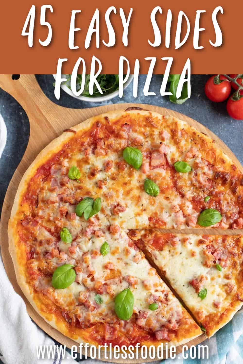 What to serve with pizza pin image.