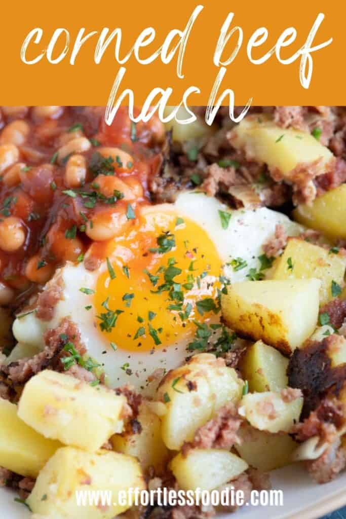 Corned beef hash pin image.