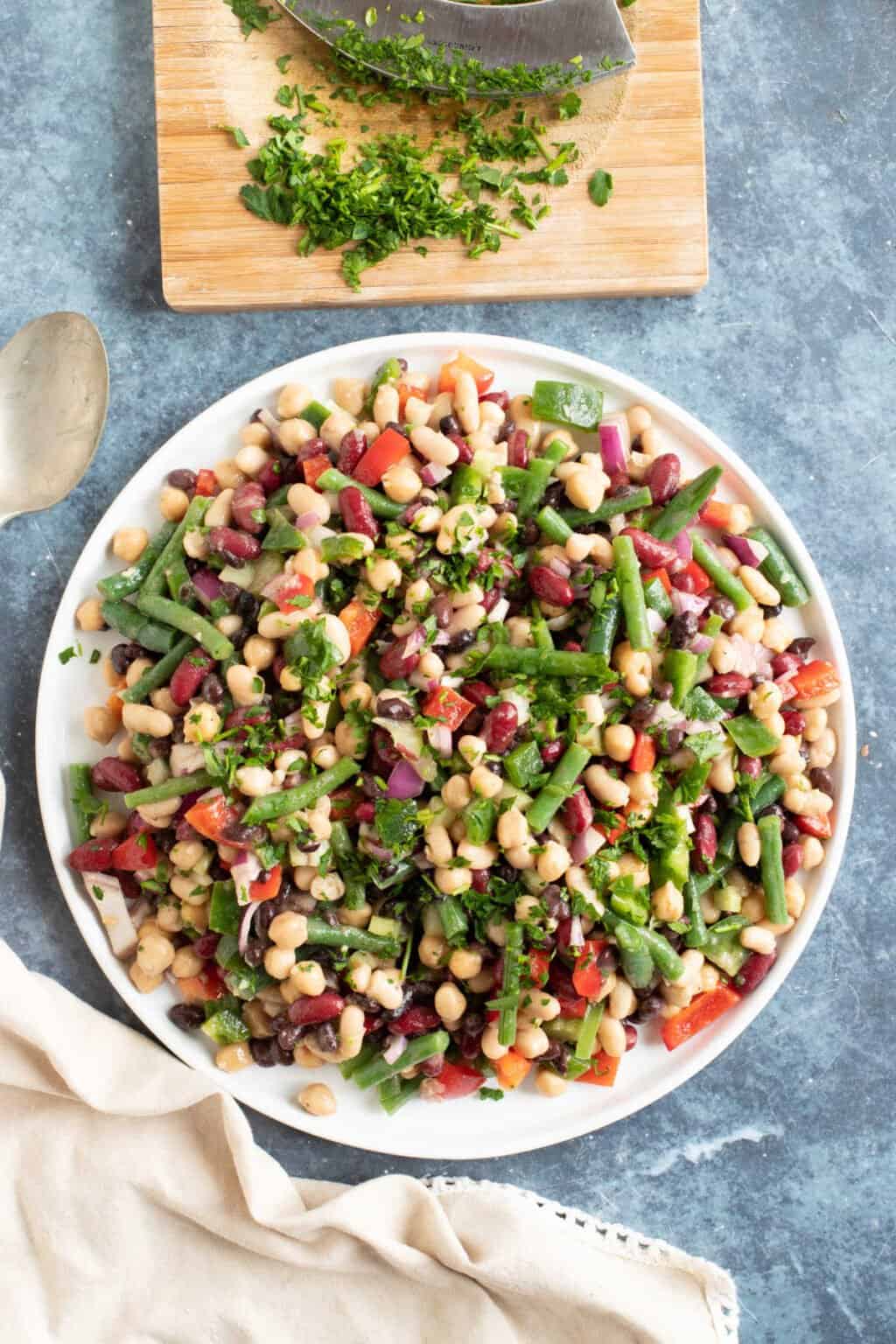 Easy 5 Bean Salad (UK Recipe) Effortless Foodie