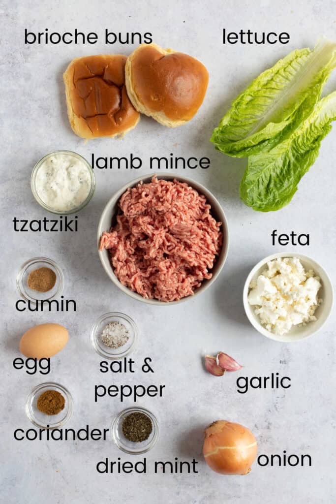 Greek-Style Lamb, Feta & Mint Burgers - Effortless Foodie