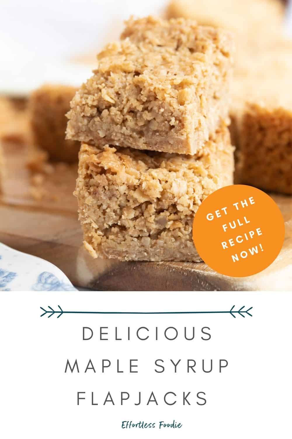 Easy Maple Syrup Flapjacks Recipe Effortless Foodie