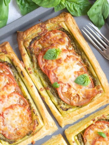 Puff pastry tarts.
